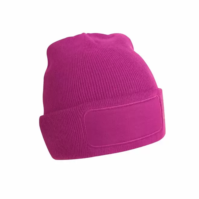 BONNET REVERS PERSONNALISABLE 'CAPELINO PATCH RECTANGLE' - fuchsia