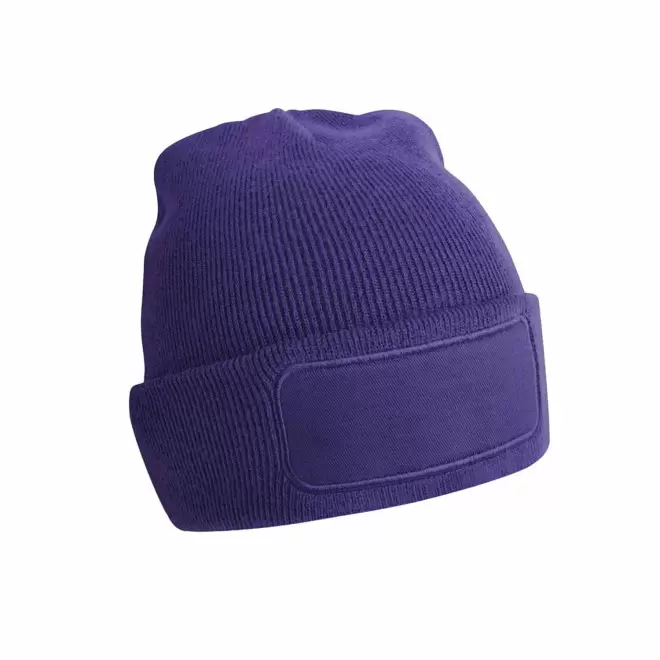 BONNET REVERS PERSONNALISABLE 'CAPELINO PATCH RECTANGLE' - violet