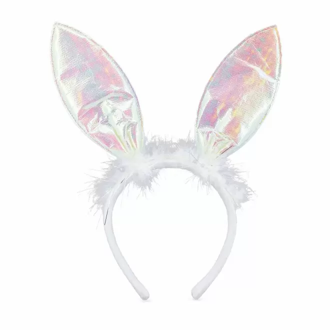 DIADEME LAPIN PERSONNALISE 'BUGS BAUDRY' - blanc