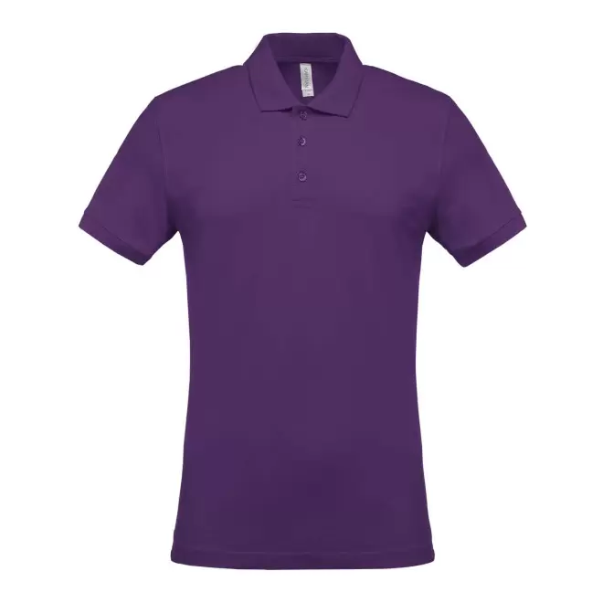 POLO HOMME PERSONNALISABLE 'KARIBO 180' - violet foncé