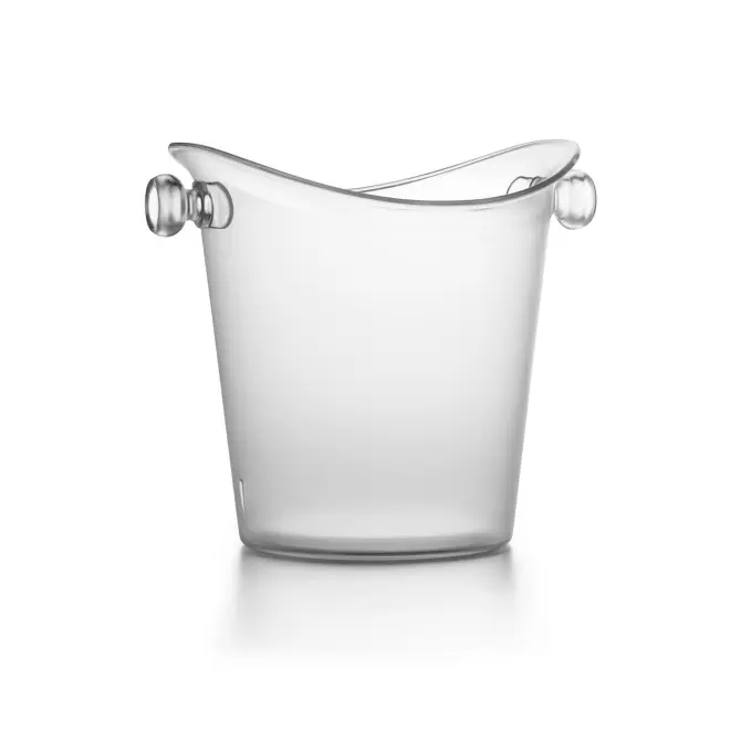 SEAU PUBLICITAIRE A GLACON 4L 'BRIAN' - transparent givré