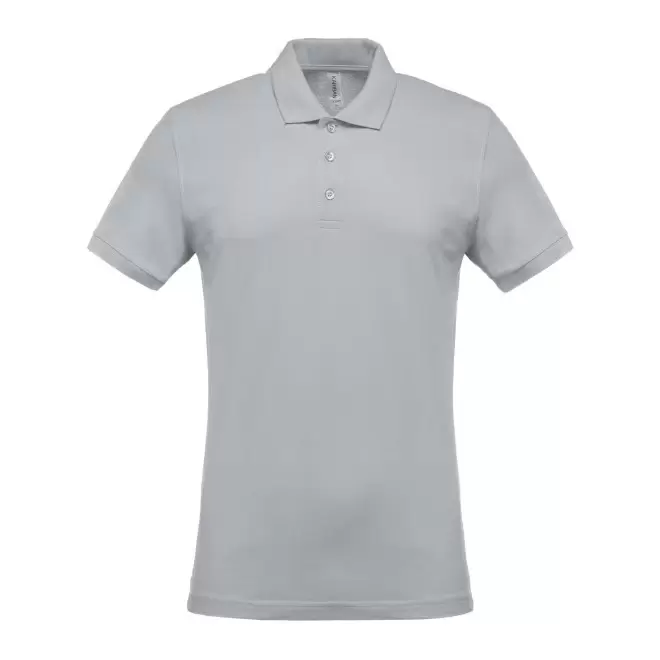 POLO HOMME PERSONNALISABLE 'KARIBO 180' - gris clair