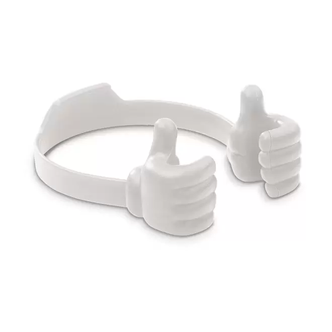 SUPPORT DE TELEPHONE PERSONNALISABLE 'HANDS' - blanc