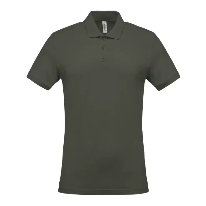 POLO HOMME PERSONNALISABLE 'KARIBO 180' - kaki foncé