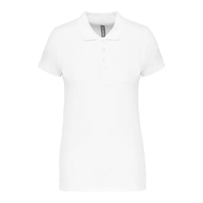 POLO FEMME PERSONNALISABLE 'KARIBO 180' - blanc