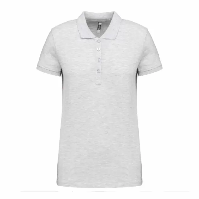POLO FEMME PERSONNALISABLE 'KARIBO 180' - gris chiné