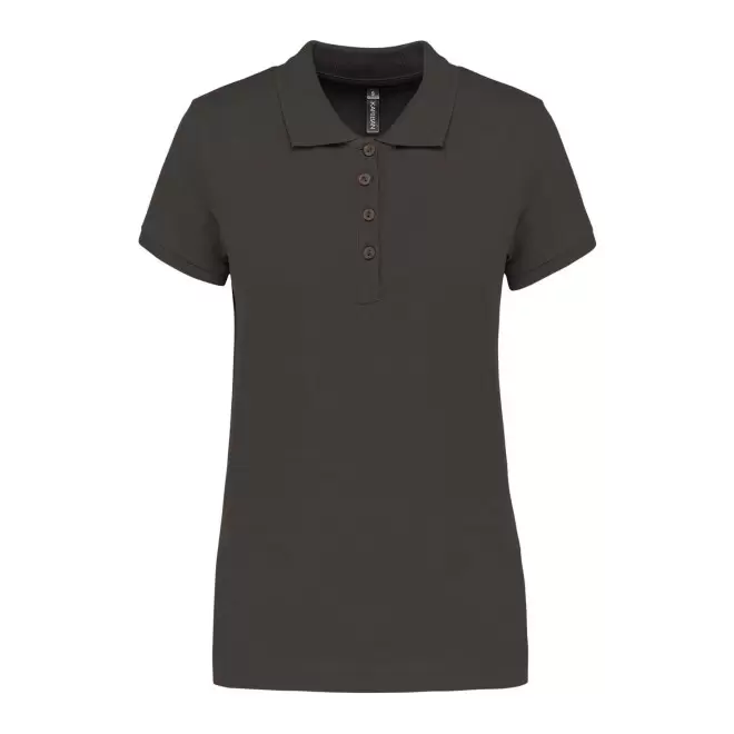 POLO FEMME PERSONNALISABLE 'KARIBO 180' - gris foncé