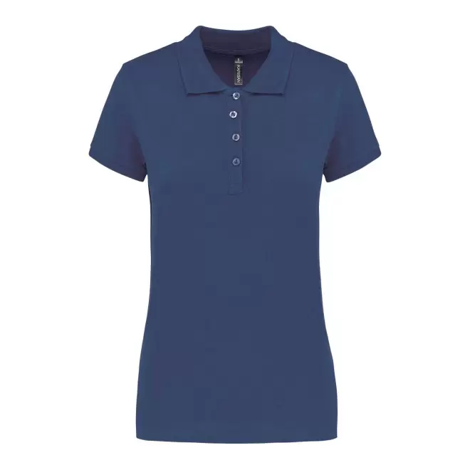 POLO FEMME PERSONNALISABLE 'KARIBO 180' - bleu foncé