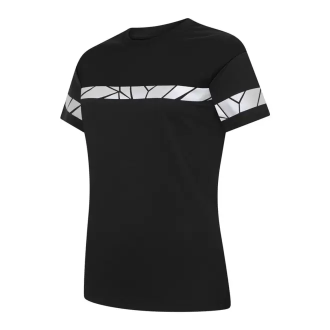 TEE-SHIRT FEMME PERSONNALISABLE PROJOB 'PROGRESSION 7005' - bleu marine/noir