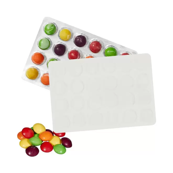 TABLETTE DE BONBONS PERSONNALISABLE 'SKITTLES' - skittles