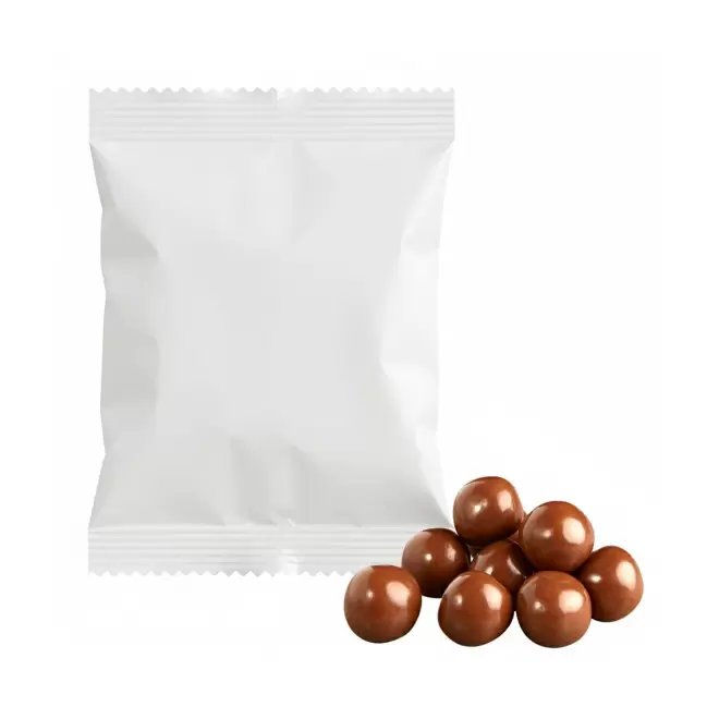 SACHET DE 10G DE BILLES AU CHOCOLAT PERSONNALISABLE 'SHOKI' - chocolat