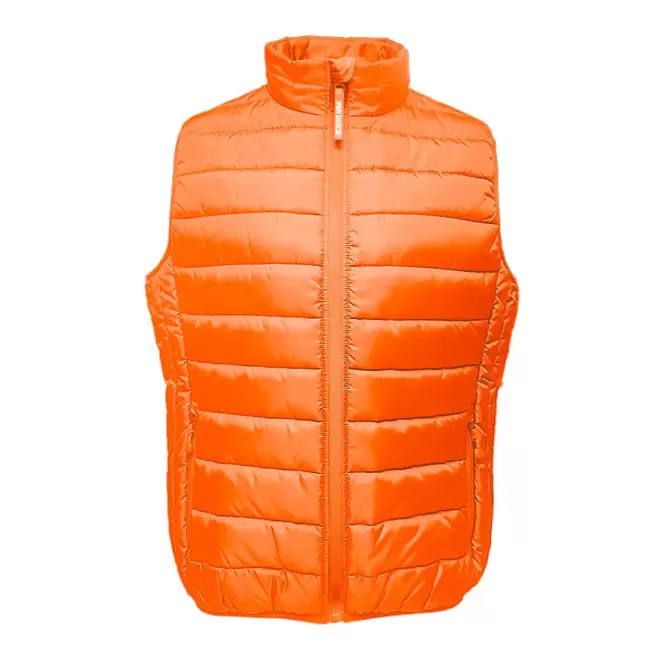 BODYWARMER PERSONNALISABLE HOMME 'EKOVEST' - orange