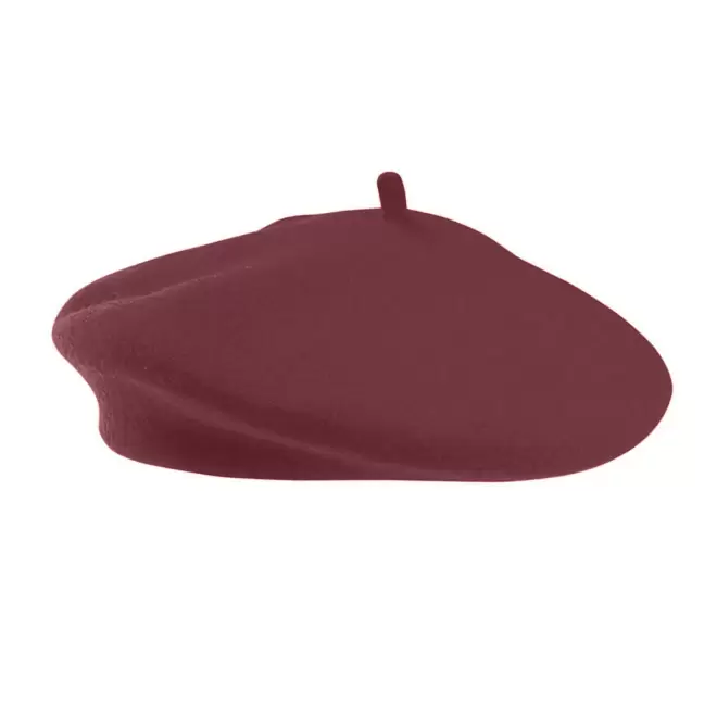 BERET PUBLICITAIRE 'ZAPELA' - rouge lie de vin