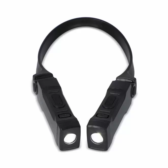 RAPIDE 4J - LAMPE COU RECHARGEABLE PERSONNALISEE 'LICHT' - noir