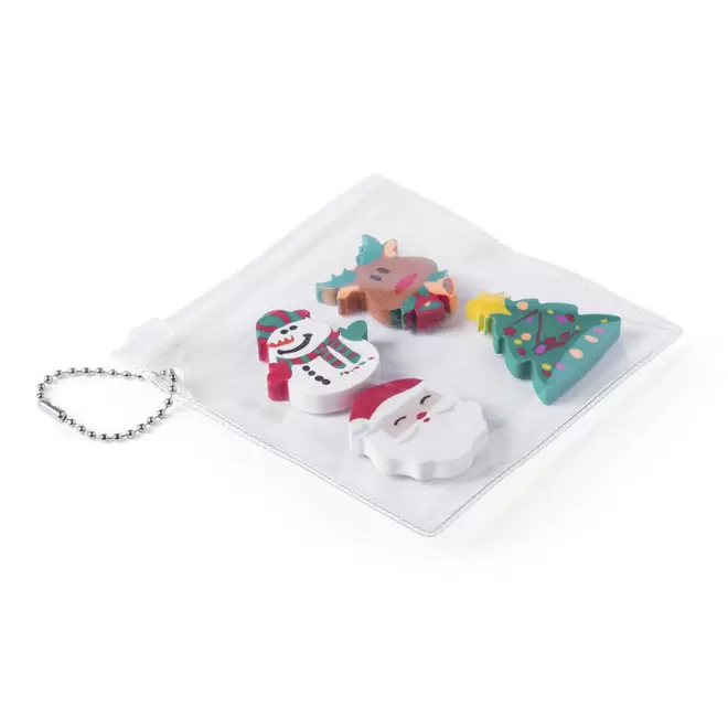 SET DE GOMMES PERSONNALISÉ DE NOËL 'LIKA' - multicolore