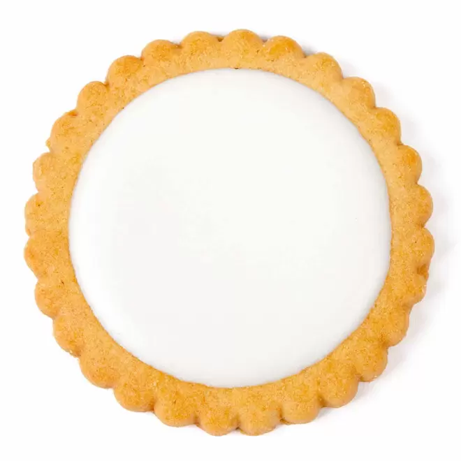 BISCUIT PERSONNALISE AVEC GLACAGE INDIVIDUEL 'LUCE' - biscuit