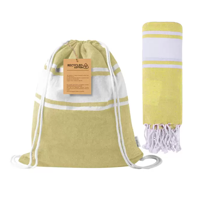 SAC A DOS FOUTA PERSONNALISABLE 'CAREO 170' - jaune