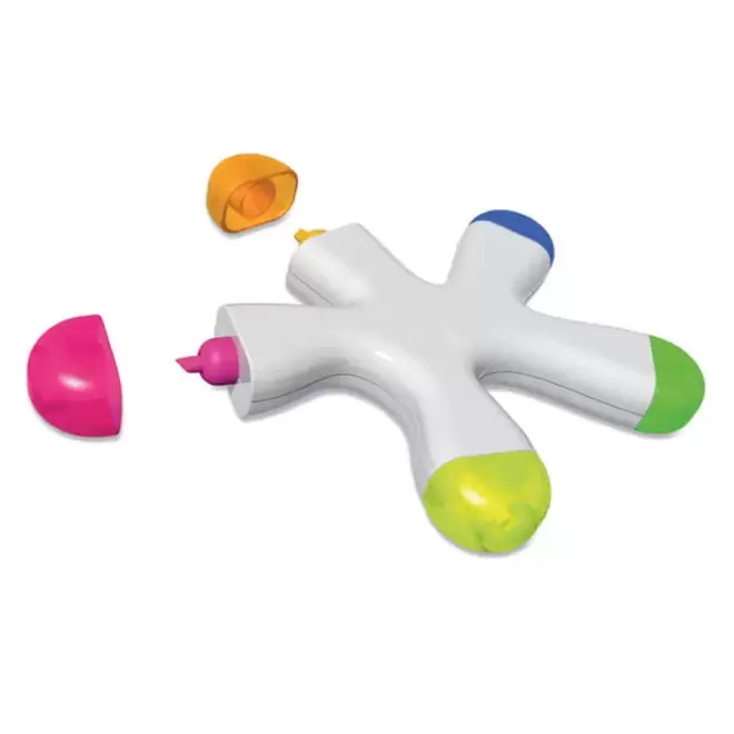 RAPIDE 4J - SURLIGNEUR PERSONNALISABLE 'OCTOPUS' - blanc