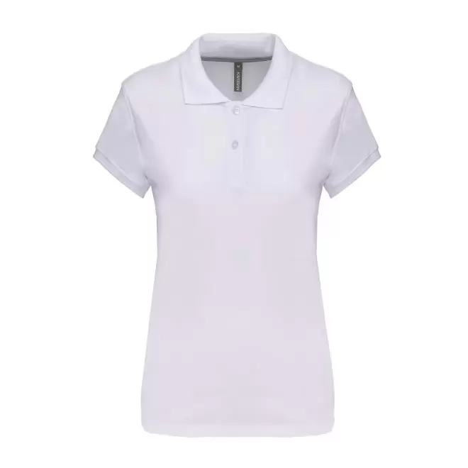 POLO FEMME PERSONNALISABLE 'KARIBO 220' - blanc