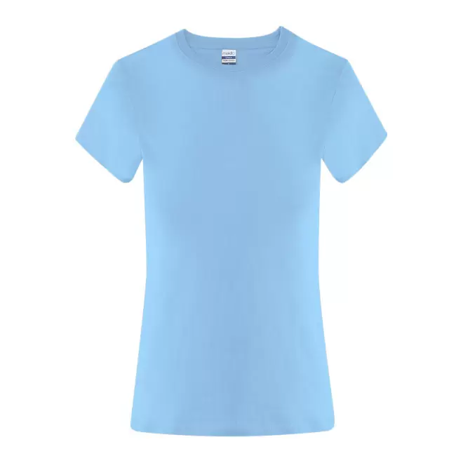 TEE-SHIRT FEMME COULEUR PERSONNALISABLE 'NAYA 150 2.0' - bleu clair