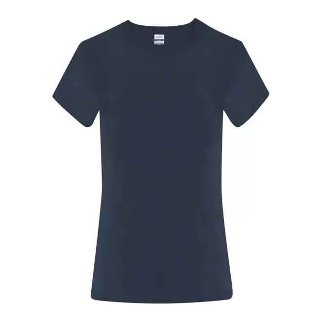 TEE-SHIRT FEMME COULEUR PERSONNALISABLE 'NAYA 150 2.0' - bleu marine