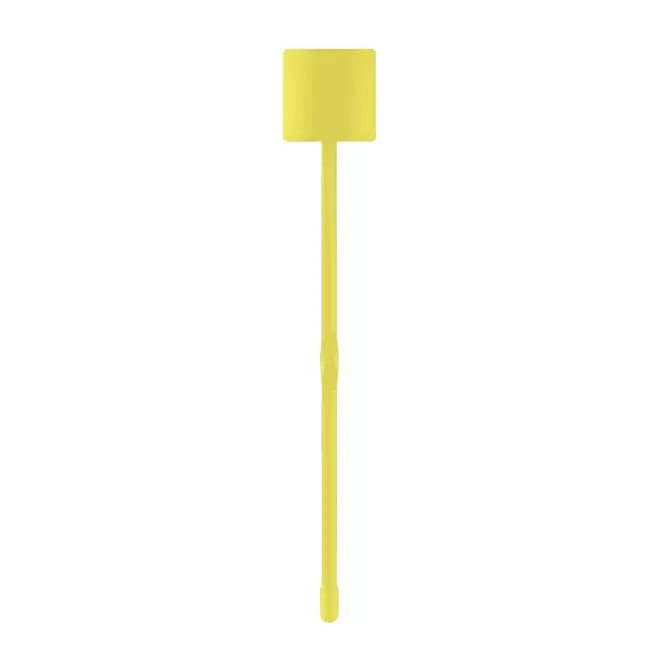 AGITATEUR A COCKTAIL MIF PERSONNALISABLE 'TOURBI' - jaune transparent