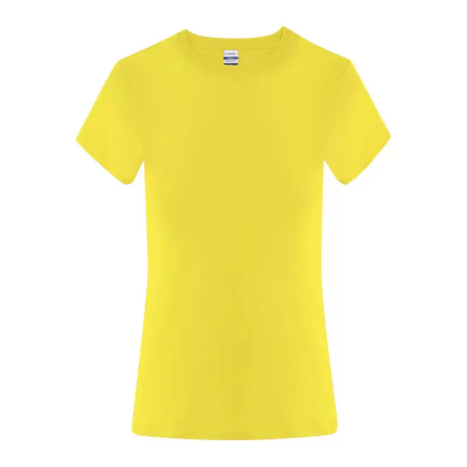 TEE-SHIRT FEMME COULEUR PERSONNALISABLE 'NAYA 150 2.0' - jaune