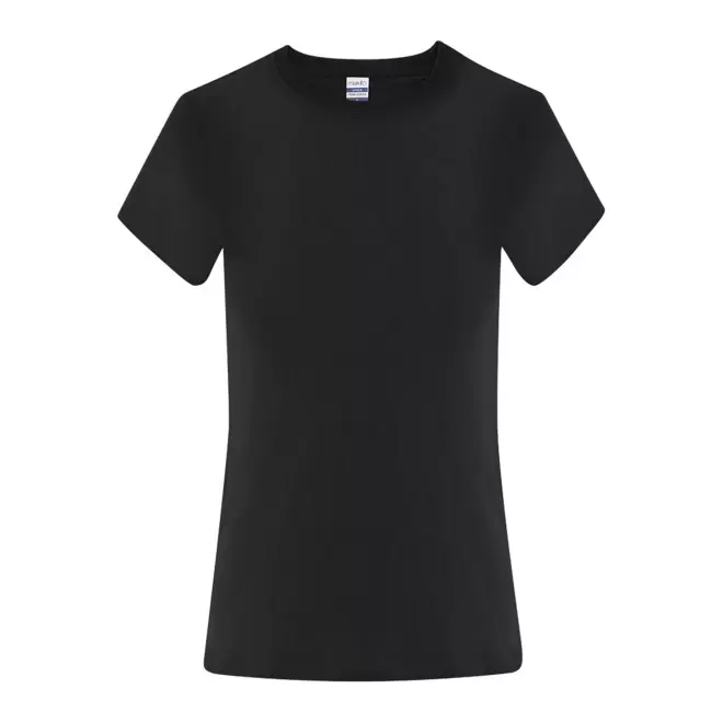 TEE-SHIRT FEMME COULEUR PERSONNALISABLE 'NAYA 150 2.0' - noir