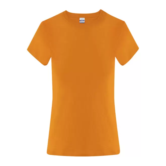 TEE-SHIRT FEMME COULEUR PERSONNALISABLE 'NAYA 150 2.0' - orange
