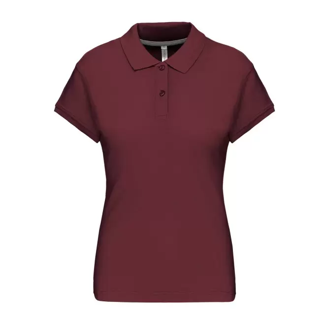 POLO FEMME PERSONNALISABLE 'KARIBO 220' - bordeaux