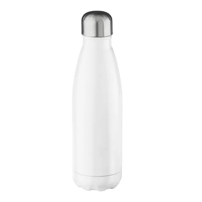 BOUTEILLE ISOTHERME PUBLICITAIRE EN INOX 500ML 'ASTRIO' - blanc