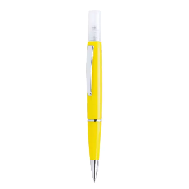 STYLO PUBLICITAIRE AVEC VAPORISATEUR 'DIFFUSO' - jaune