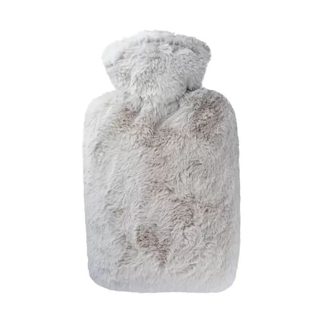 BOUILLOTTE PERSONNALISABLE 1.8L HOUSSE POILS LONGS 'CALDA' - beige