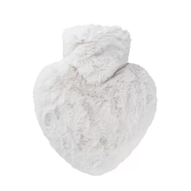 BOUILLOTTE PERSONNALISABLE 1L POILS LONGS 'CALDA COEUR' - blanc