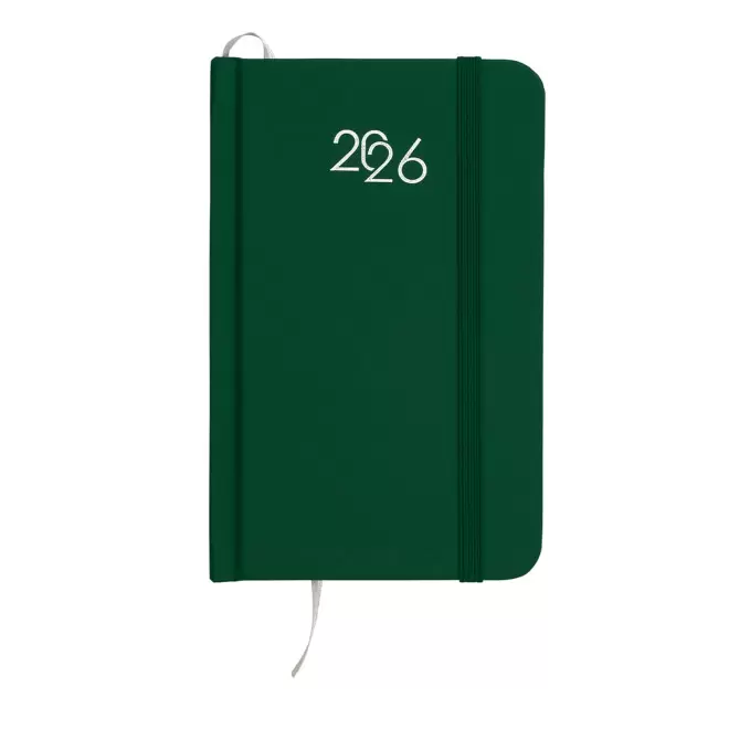 AGENDA SEMAINIER CARTON PERSONNALISE 'SEPTI MINI' - vert