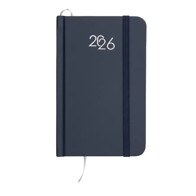 AGENDA SEMAINIER CARTON PERSONNALISE 'SEPTI MINI' - bleu marine