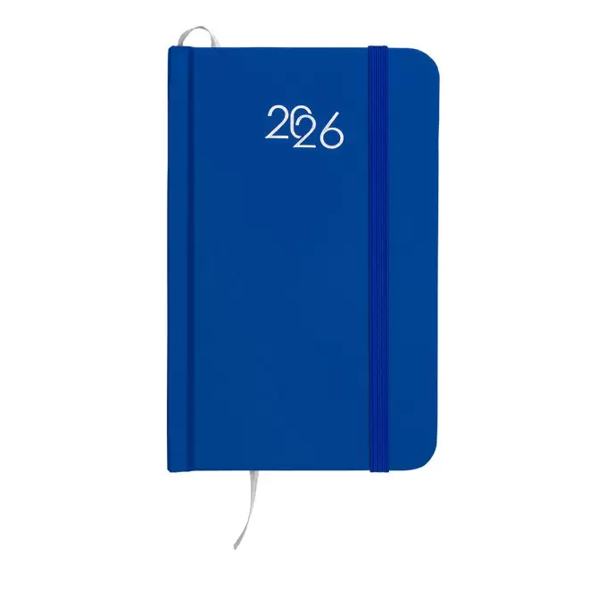 AGENDA SEMAINIER CARTON PERSONNALISE 'SEPTI MINI' - bleu royal