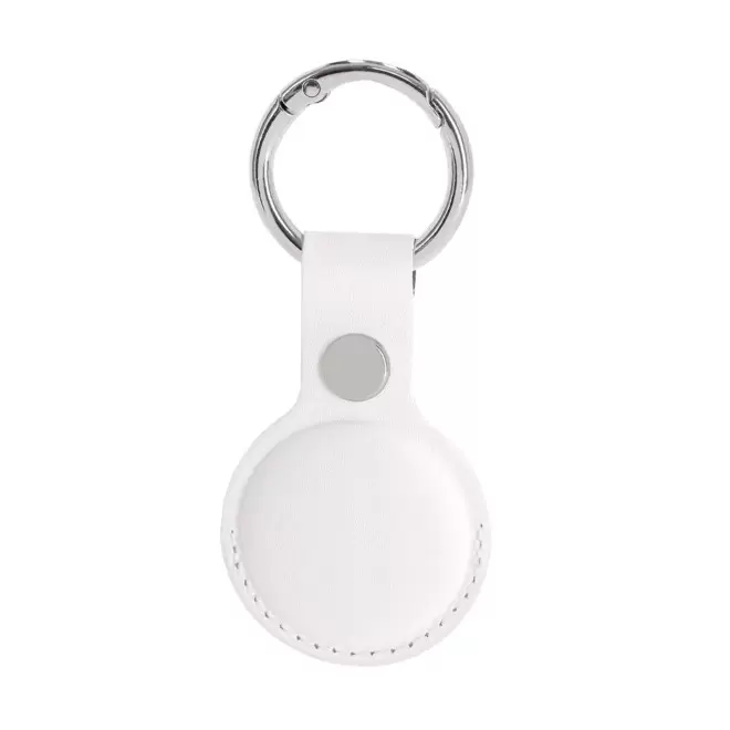 PORTE-CLE GEOLOCALISABLE PERSONNALISE 'AQUI' - blanc