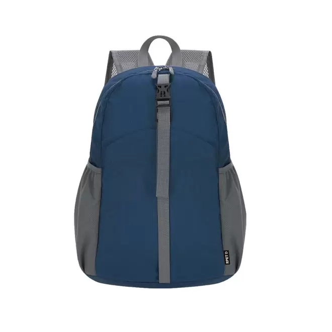 SAC A DOS PLIABLE RPET PERSONNALISABLE 'CHRISTY' - bleu marine