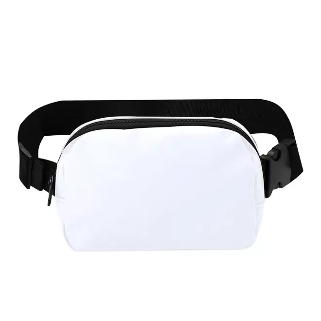 BANANE EN PU PERSONNALISABLE 'COLLY' - blanc