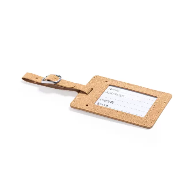 ETIQUETTE A BAGAGE PERSONNALISABLE 'DESTIN' - beige