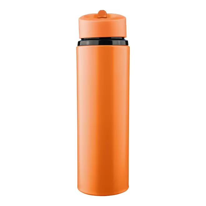 GOURDE PERSONNALISABLE EN ACIER RECYCLE 500ML 'ALBUA' - orange