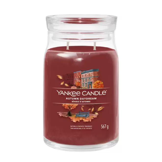 BOUGIE DEUX MECHES GRANDE 'YANKEE CANDLE' - rêverie d'automne