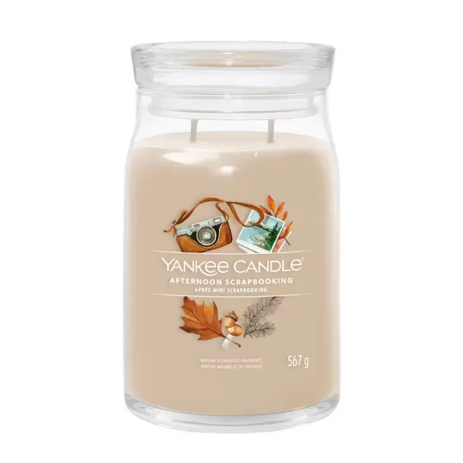 BOUGIE DEUX MECHES GRANDE 'YANKEE CANDLE' - après-midi scrapbooking