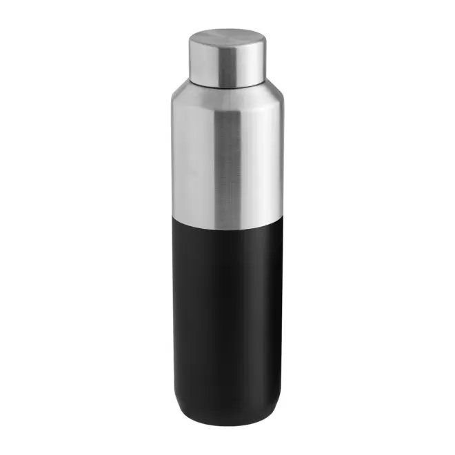 GOURDE ISOTHERME RECYCLEE 600ML PERSONNALISABLE 'ALSYO' - noir
