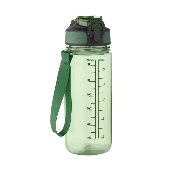GOURDE RPET PERSONNALISABLE AVEC PAILLE 700ML 'DAYLY' - vert