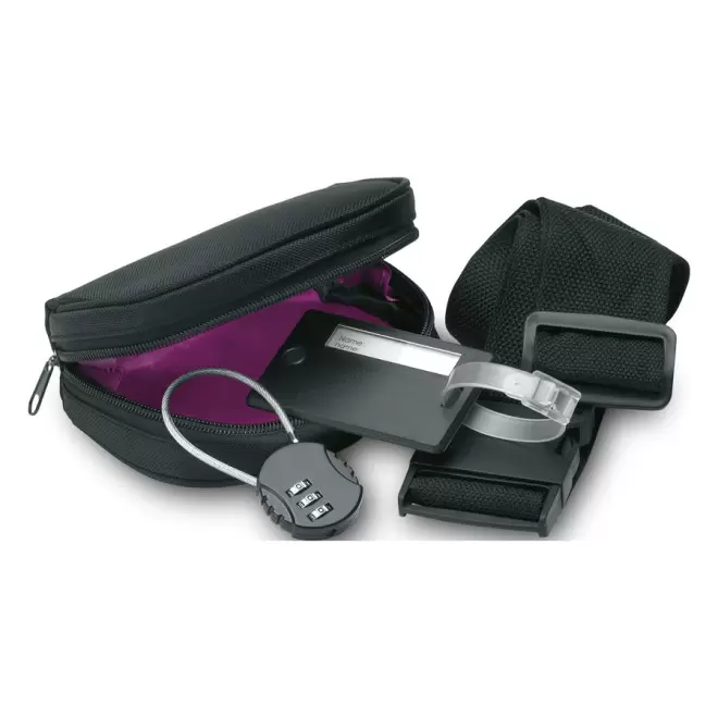 SET DE VOYAGE PERSONNALISÉ 'MADERE' - noir