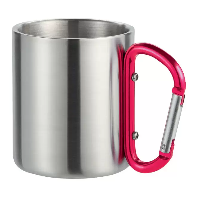 MUG PUBLICITAIRE EN INOX 'MACKENZIE' - rouge