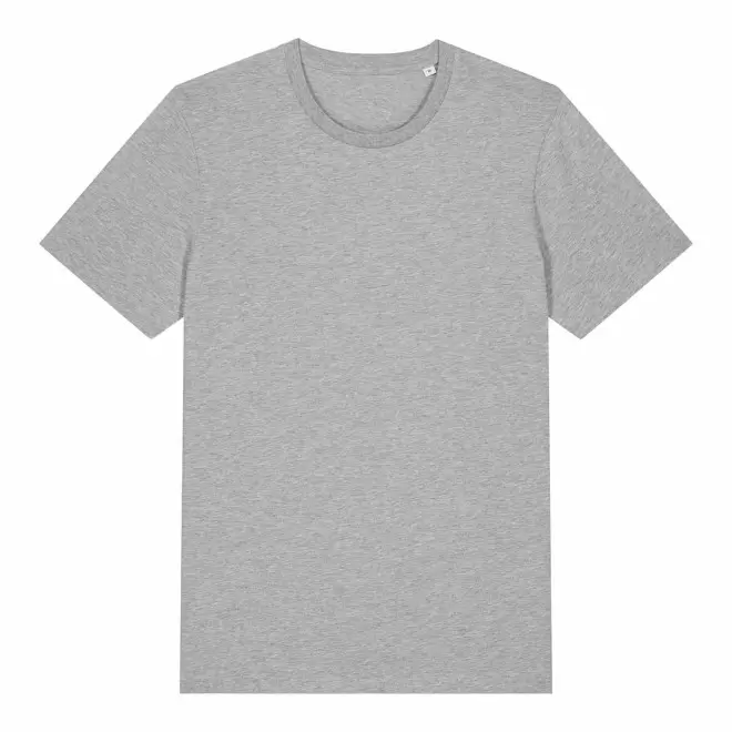 TEE-SHIRT MIXTE PERSONNALISABLE CHINE 'CRAFTER' - gris chiné