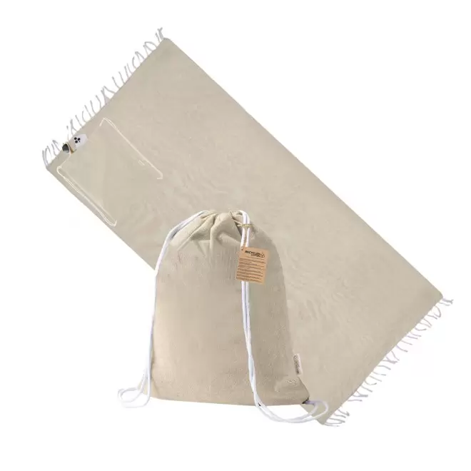 SAC A DOS FOUTA PERSONNALISABLE 'CAREO UNI' - naturel